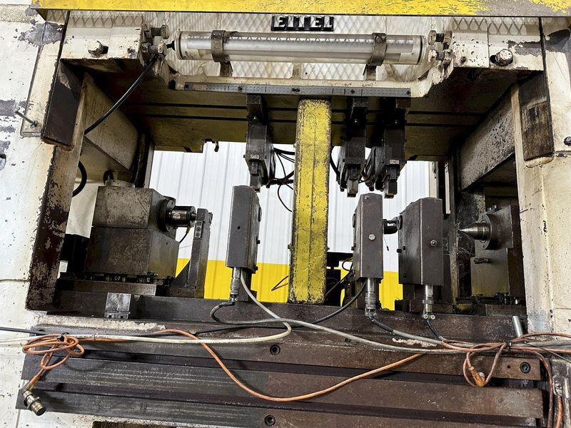 25 TON EITEL MODEL ASP-25 SERVO DRIVEN AUTOMATIC BAR & ROD PRECISION STRAIGHTENING PRESS: YOBRO