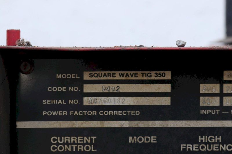LINCOLN MODEL #SQUARE WAVE TIG 350 WELDER: STOCK #73269