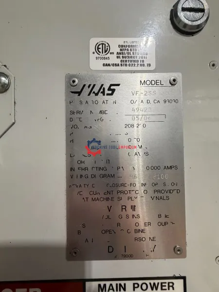 Used 2006 HAAS VF-2SS