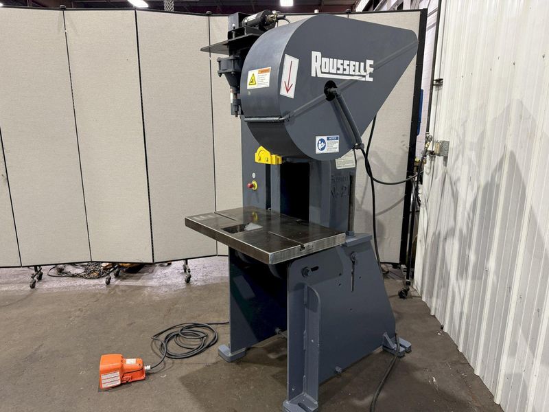 15 TON ROUSSELLE OBI FLYWHEEL PRESS: STOCK #77635