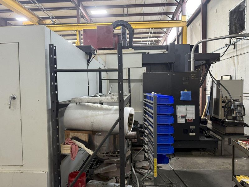 OKK, MODEL KCV 800 CNC VERTICAL MACHINING CENTER, 120" X, 33" Y, 28" Z, 40 ATC, 12,0000 RPM, 200