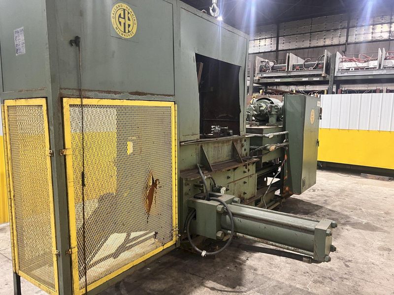 12" X 6" GALLAND HENNING MODEL #12DC DUAL COMPRESSION METAL SCRAP BALER: STOCK #21846