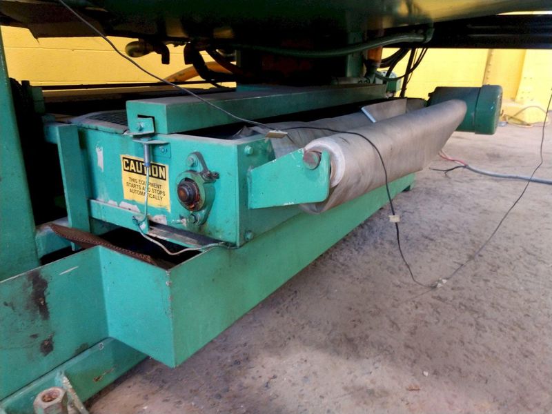 36" AEM MODEL CS360 SINGLE HEAD MULTI-DIRECTIONAL BELT GRINDER DEBURRING FINISHER: STOCK 11089