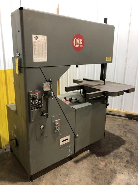 36" GROB MODEL #4V-36 VERTICAL BAND SAW: STOCK #17576