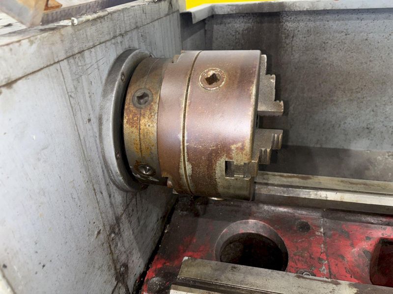 14" X 40" SUMMIT MODEL #14 ENGINE LATHE. 2" HOLE: STOCK #23258