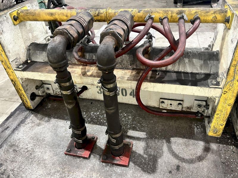 500 kw AMERICAN INDUCTION HEATING 2 COIL BILLIT HEATING SYSTEM, WITH FEEDER & CONTROLS: STOCK #2