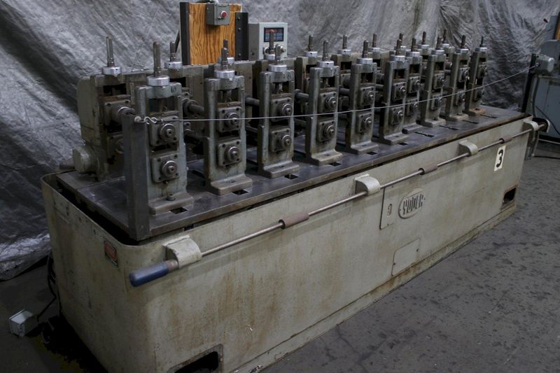 10 STAND M-1-1/2 YODER ROLLFORMER BASE: STOCK #74592