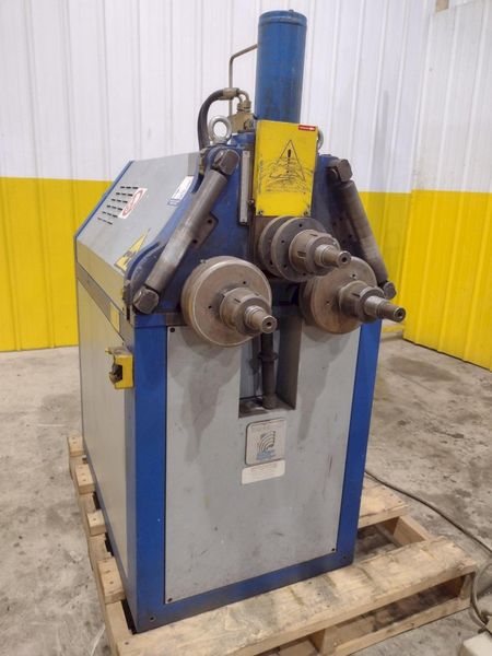 2" x 2" x 3/8" TAURING MODEL #SAF DS60 HYDRAULIC ANGLE ROLL BENDER, NEW 2003: STOCK #22814