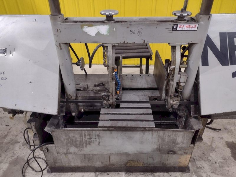 15" X 17" WF WELLS MODEL #F-15 TWIN POST HORIZONTAL BANDSAW: STOCK #22132