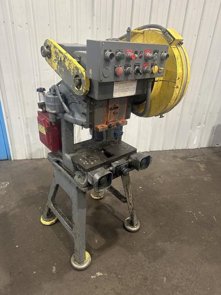 10 TON PERKINS MODEL #2A GAP BED FLYWHEEL PRESS: STOCK #77481