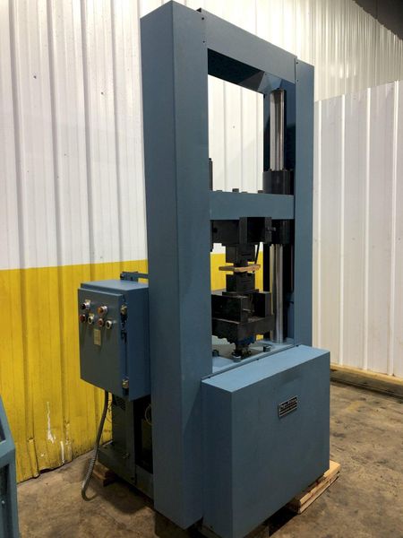 60,000 LBS RIEHLE MODEL #60-HD SERIES PUSH - PULL UNIVERSAL HYDRAULIC TEST STAND: STOCK #16726