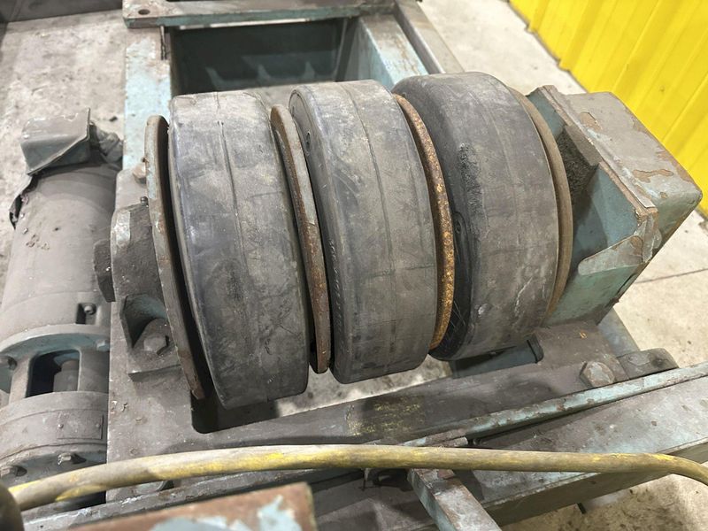 20 TON ARONSON MODEL #WWR-20 POWERED TANK TURNING ROLL SET WITH DRIVE & IDLER: STOCK #22313
