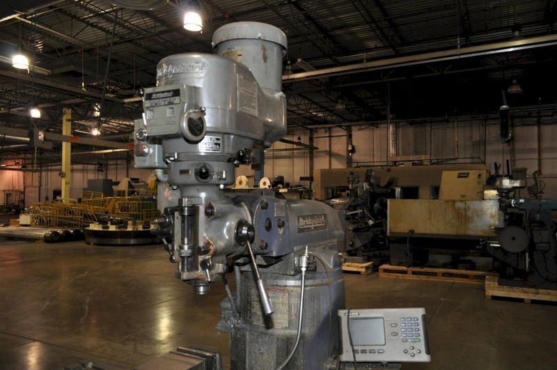 2 HP BRIDGEPORT VERTICAL MILL