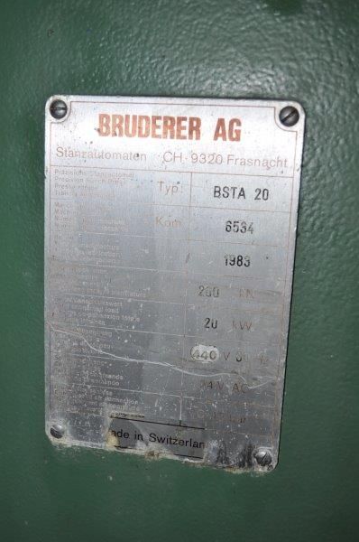 20 TON BRUDERER