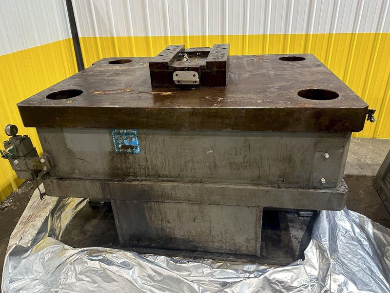 3000 TON NATIONAL (CROSBY GROUP) 4-POST HYDRAULIC PRESS / WIRE ROPE SWAGING MACHINE: STOCK #1945