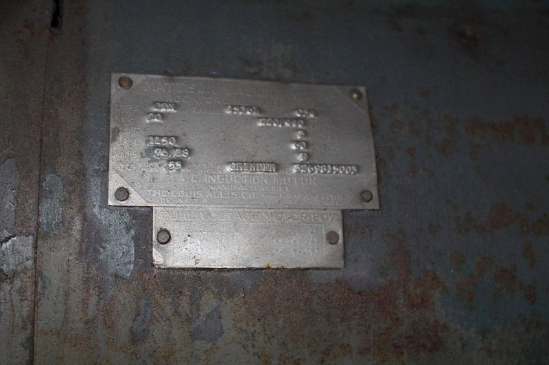 24" X 96" X 30" MATTISON HORIZONTAL SURFACE  GRINDER: STOCK #58851