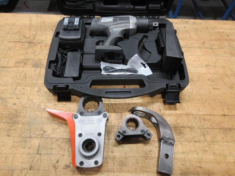 Hytorc Lion-.7, Cordless 18V Brushless 3/4" Drive, Electric Torque Gun, In Plastic Carry Case with Accessories- Auction Item
