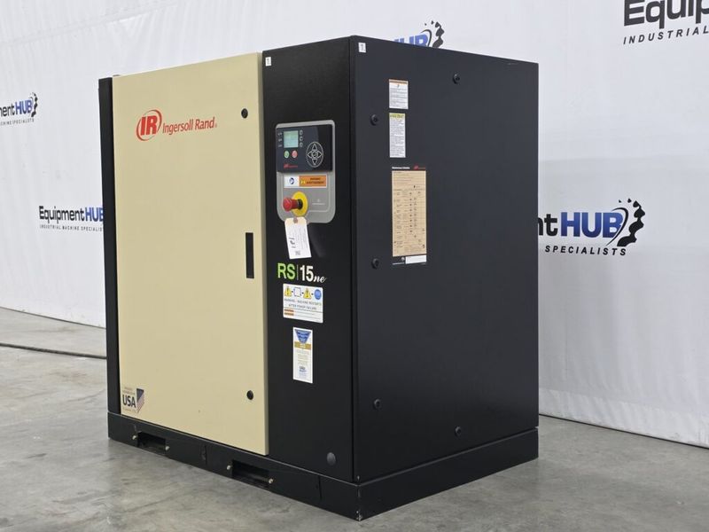 Ingersoll Rand RS15NE-A145 20 HP Variable Speed Rotary Screw Air Compressor (3,195 Hours)