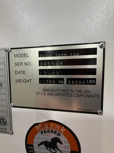Mazak Quick Turn 450