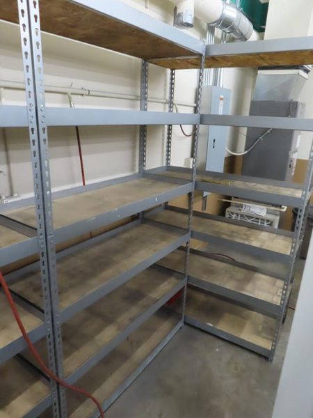 Adjustable Steel Shelving (9)- Auction Item