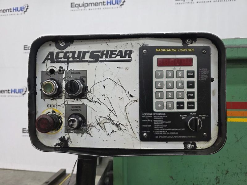 Accurshear 625012 1/4″ x 12′ Hydraulic Shear