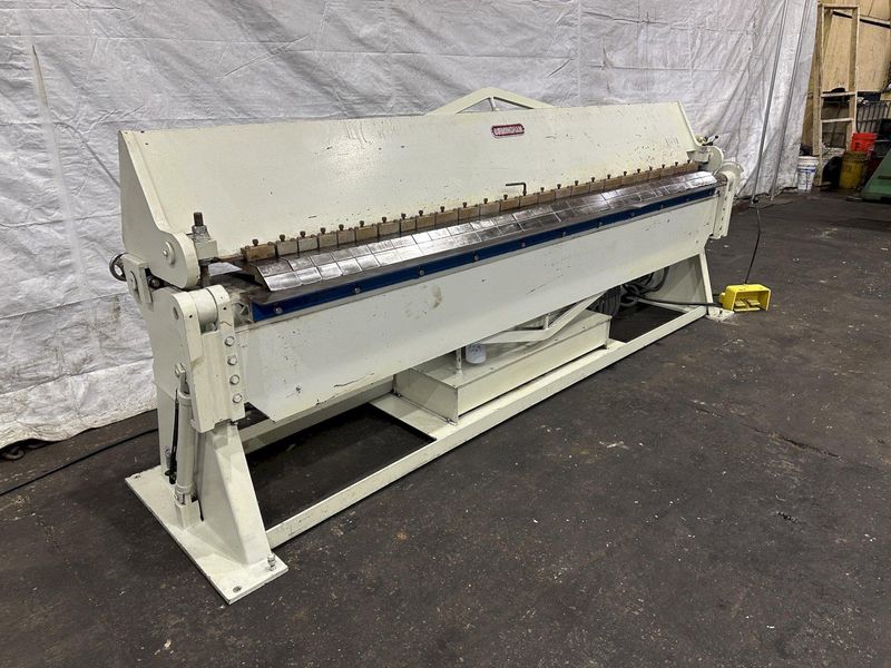 10' X 14 GA BIRMINGHAM HYDRAULIC BOX & PAN FINGER BRAKE: STOCK #77932