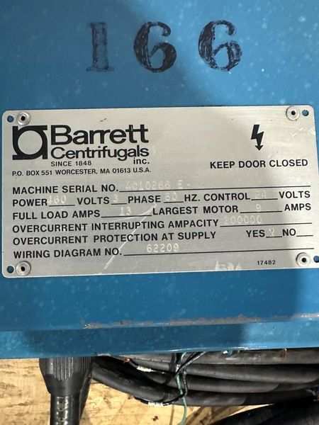 Barrett 401-E Post Type Chip Wringer