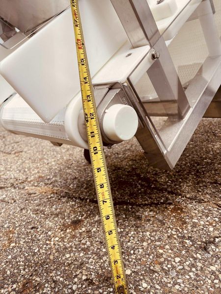 Safeline Mettler Toledo 62” Stainless Steel Incline Conveyor