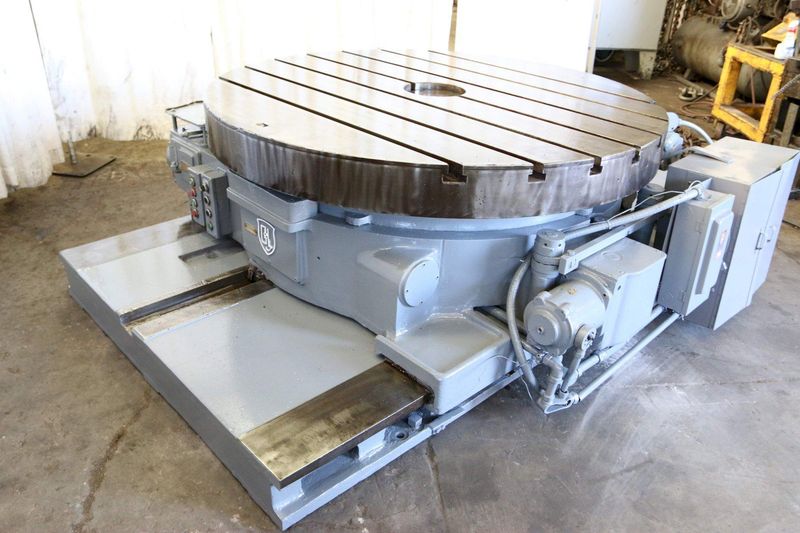 72" GIDDINGS & LEWIS TRAVELING ROTARY TABLEROTARY TABLE STOCK #72606