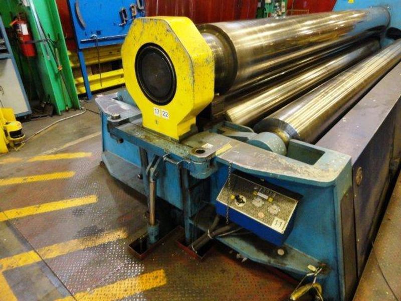 18' x 7/8' HELLER 4 ROLL CNC PLATE BENDING ROLL: STOCK 61938