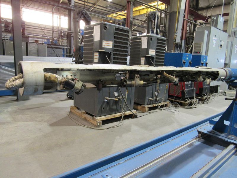 USED, 42' TRIPULSE DUAL HOT WIRE GTAW PIPE CLADDING SYSTEM