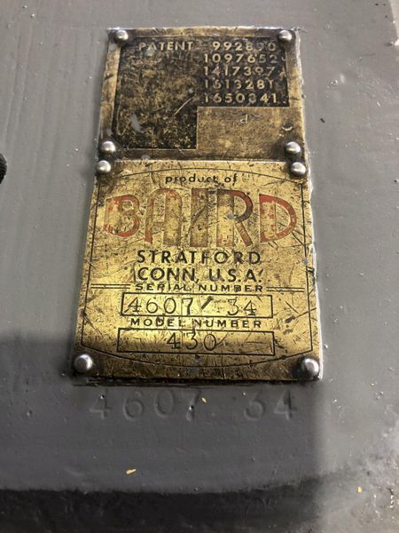 Baird Model 4-30 Fourslide