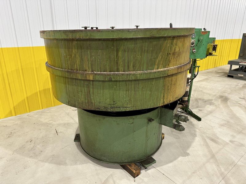 12 FT HAMMOND ROTO-FINISH MODEL #ST-12 ROTARY BOWL VIBRATORY PARTS DEBURRING FINISHER: STOCK #20