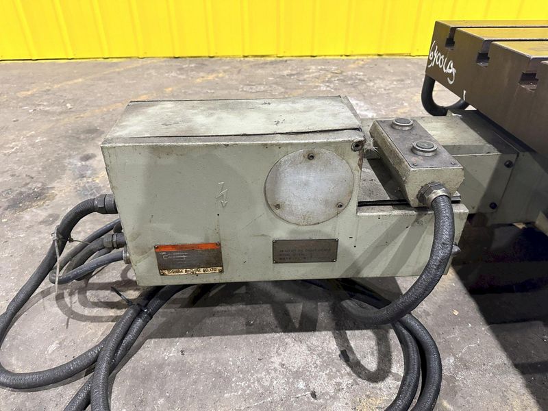 60" X 60" SHIBAURA MODEL #BFT-13CW2 T-SLOTTED ELECTRIC POWERED ROTARY TABLE: STOCK #19526