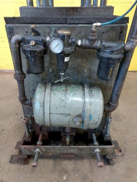 7 TON AIRAM 4-POST PNEUMATIC CUTOFF PRESS: STOCK #13203