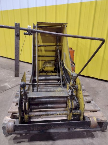 1,200 LB X 10" ROWE MODEL #810 MOTORIZED COIL CRADLE: STOCK #20254