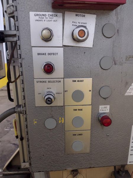 75 TON BLISS MODEL #C75 OBI STAMPING PRESS, 6" STROKE: STOCK #19175