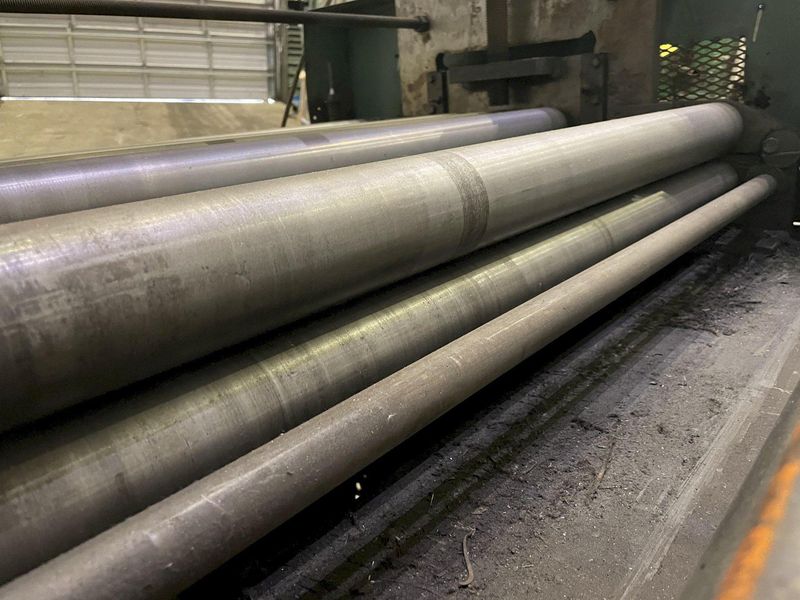 36" x 18 GA AMERICAN STEEL LINE 7-ROLL COIL STOCK STRAIGHTENER: STOCK #13595