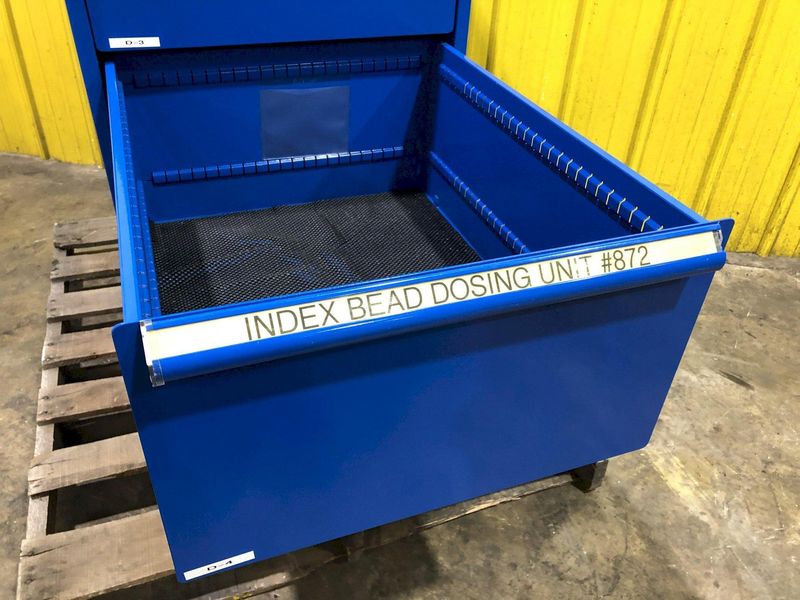 5 DRAWER EQUIPTO 22" X 28" X 59" TOOL STORAGE CABINET: STOCK #16625