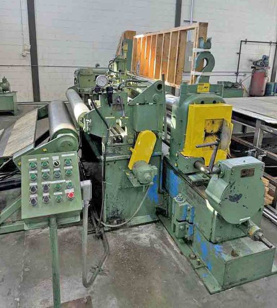 54" x 6.50" x 20,000# Stamco Slitting Line