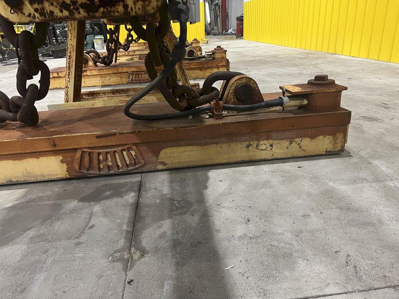 53 TON (107,500 LBS) BUSHMAN MODEL #MT420 TELESCOPING MAGNETIC LIFTING SPREADER BEAM  W/ OHIO MA