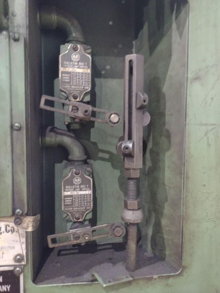 50 TON WA WHITNEY MODEL #664-138 HYDRAULIC 4 POST PRESS & SHEAR: STOCK #22907