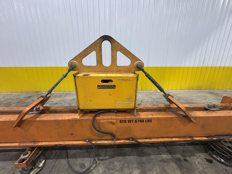 10,000 LBS X 50' X 8' PERMADUR SERIAS 816 VACUUM SHEET LIFTER WITH UNIVAC 1500 GENERATOR: STOCK