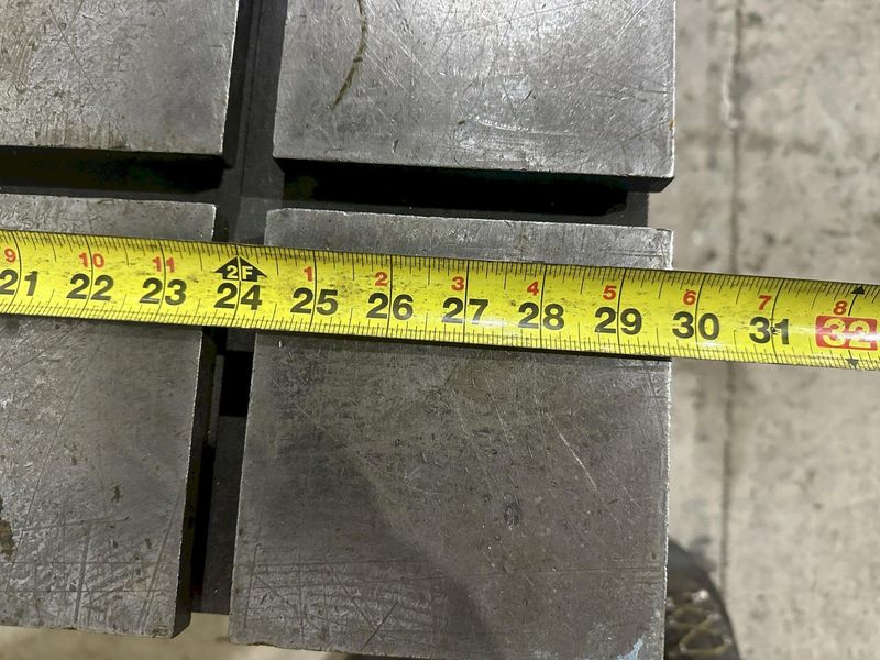 5' X 10' STEEL LAYOUT TABLE: STOCK #22156