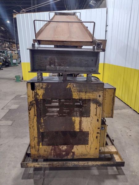 10,000 LB X 24" WIDE X .187" AIR FEEDS COIL CRADLE STRAIGHTENER / UNCOILER: STOCK 17042