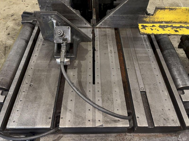 18” X 20” MARVEL MODEL #81/M4 AUTOMATIC MITRE HEAD VERTICAL BAND SAW & FEED TABLE: STOCK #23277