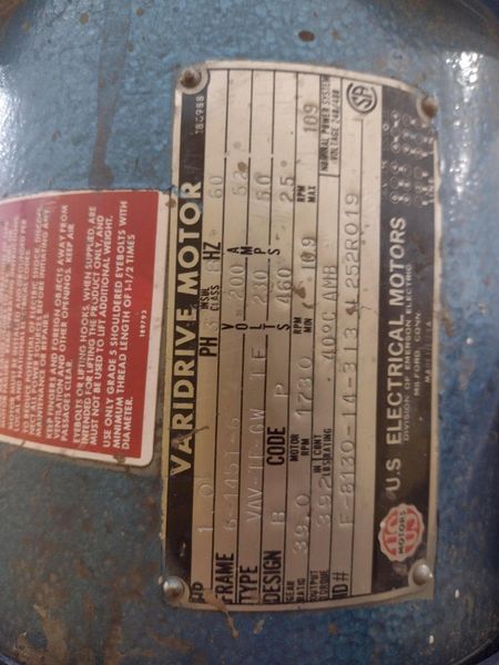 36" X 20 HP AEM BELT GRINDER & SANDER: STOCK 15795
