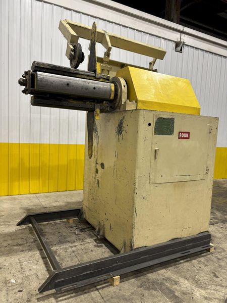 16,000 LBS X 30" X 84" OD ROWE MODEL #16030-DSV MOTORIZED COIL REEL UNCOILER: STOCK #22333