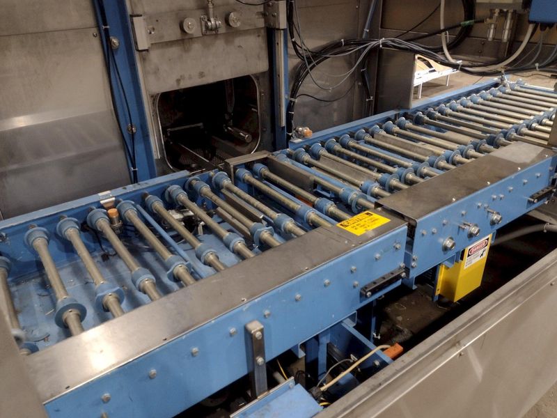 EXTRUDE HONE / SURFTRAN MODEL #STR-1 HIGH PRESSURE WASHER & DEBURRING SYSTEM W/ STORCH DEMAGNETI