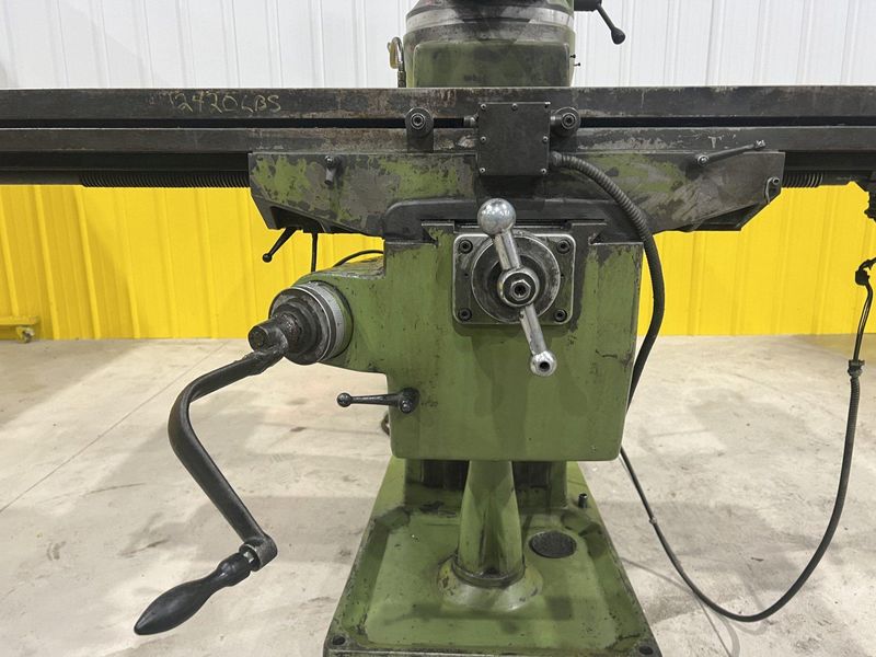 3 HP LAGUN SIRCO MODEL #FTV-2S VERTICAL RAM TYPE MILLING MACHINE MILL: STOCK #20260